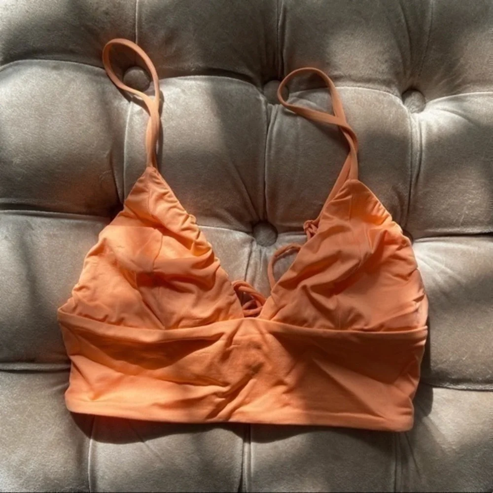 NEW Frankie’s Lala Sunrise‎ Light Orange Cheeky Bikini Size Small